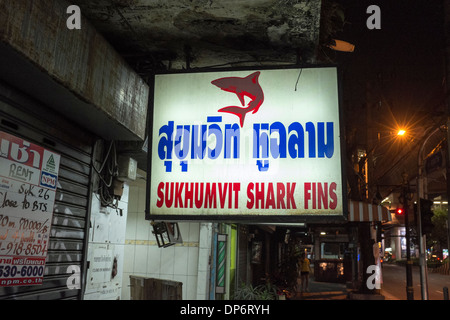 Les ailerons de requin Restaurant Bangkok Sukhumvit Banque D'Images