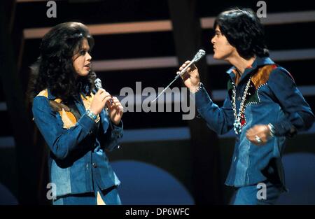 7 août 2006 - Donny et Marie Osmond. 1975.marieosmondretro..Box 709(Credit Image : © Globe Photos/ZUMAPRESS.com) Banque D'Images