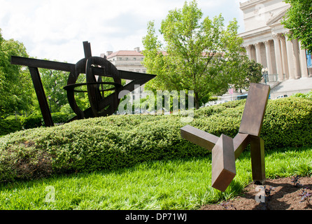 La National Gallery of Art Sculpture Garden à Washington DC, USA Banque D'Images