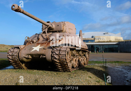 Musée d'Utah Beach, Normandie, France Banque D'Images