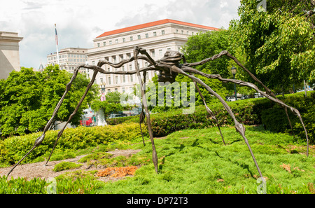 Spider par Louise Bourgeois, à la National Gallery of Art Sculpture Garden à Washington DC, USA Banque D'Images