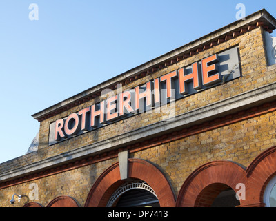 Rotherhite Overground railway station Banque D'Images