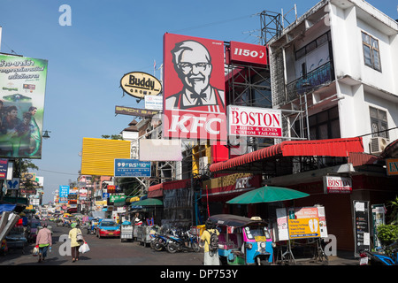 Khao San Road Bangkok Banque D'Images