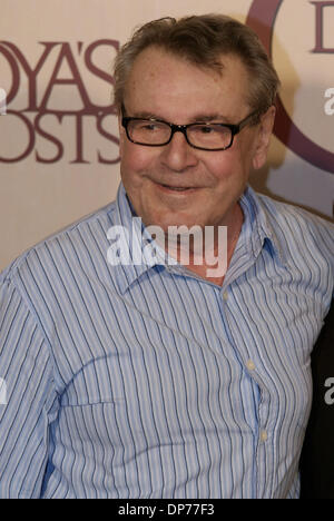 Nov 05, 2006 ; Madrid, Madrid, Espagne ; Directeur Milos Forman au photocall pour Goya's Ghost par tenue à l'Hôtel Ritz de Madrid. Détail de l'affiche. Crédit obligatoire : Photo de J.P./Gegundez ZUMA Press. (©) Copyright 2006 par J.P.Gegundez Banque D'Images