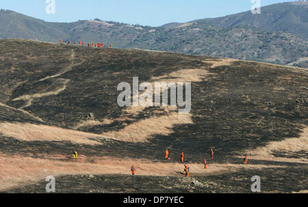 Nov 30, 2006 ; Santa Ysabel, CA, USA ; vue sur la région brûlée du conflit au nord de l'autoroute 78 et de l'ouest sur l'autoroute 79. Crédit obligatoire : Photo par Charlie Neuman/SDU-T/ZUMA Press. (©) Copyright 2006 by SDU-T Banque D'Images