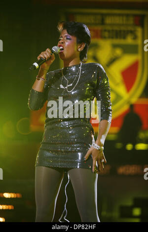 Sep 23, 2006 - New York, NY, USA - KELIS performing at Boost Rockcorps Mobile Donner pour recevoir les concerts de volontaires à Radio City Music Hall. Banque D'Images