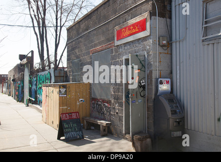 Roberta's pizza restaurant à East Williamsburg Brooklyn Banque D'Images