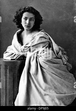 Sarah Bernhardt, Stade Français et au début de l'actrice du film Banque D'Images