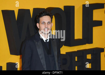 Londres, Royaume-Uni. Jan 9, 2014. Dynamo arrive à la première UK - le loup de Wall Street à Leicester Square à Londres, 9 janvier 2014. Credit : Voir Li/Alamy Live News Banque D'Images