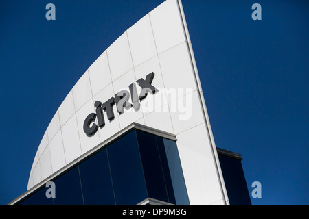 Le siège de Citrix Systems à Santa Clara, en Californie. Banque D'Images