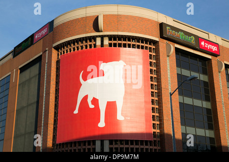 Le siège de Zynga à San Francisco, Californie. Banque D'Images