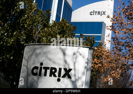 Le siège de Citrix Systems à Santa Clara, en Californie. Banque D'Images