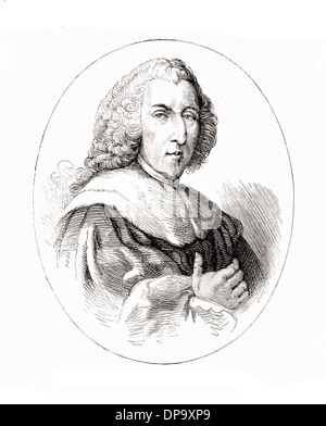 Portrait de William Pitt, comte de Chatham - La gravure XIX ème siècle Banque D'Images