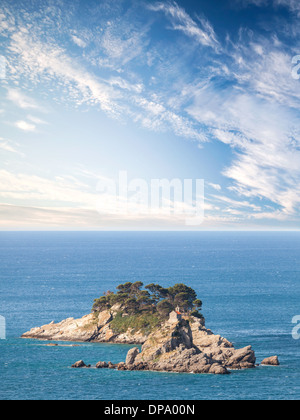 Islands Katic et Høvringen, Mer Adriatique, le Monténégro Banque D'Images