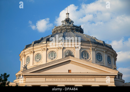 Athenaeum roumain, Piata Revolutiei, Bucarest, Roumanie Banque D'Images