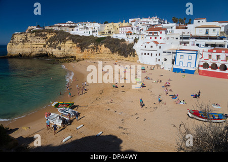 Plage de Carvoeiro, Algarve, Portugal Banque D'Images