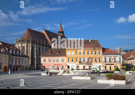 Dans l'Église Noire, Piata Sfatului Brasov, en Transylvanie, Roumanie Banque D'Images