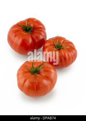 Grandes tomates Beefsteak Banque D'Images