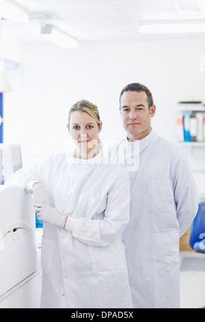 Portrait de chercheur en laboratoire Banque D'Images