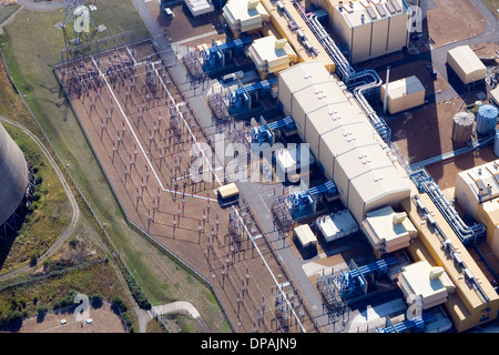 Vue aérienne de la centrale électrique au charbon de Didcot Banque D'Images