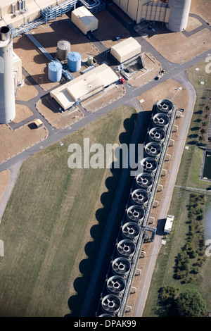 Vue aérienne de la centrale électrique au charbon de Didcot Banque D'Images