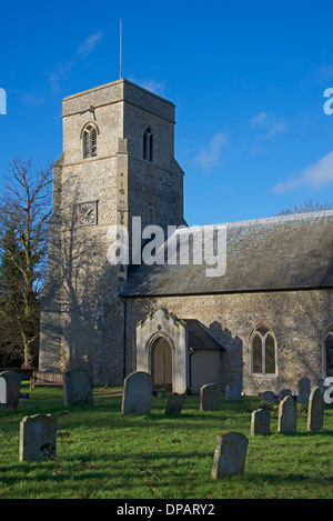 Église St Gregory's East Anglia Suffolk Angleterre Barnham Banque D'Images