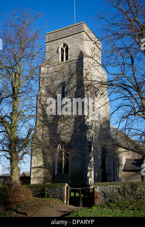 Église St Gregory's East Anglia Suffolk Angleterre Barnham Banque D'Images