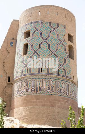 Tower, la citadelle d'Herat, Afghanistan Banque D'Images