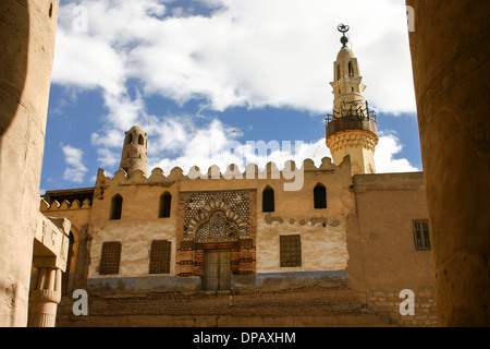 Mosquée Abou Haggag de Louxor, Egypte. Banque D'Images