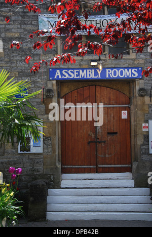 Les chambres de l'Assemblée UK Somerset Glastonbury Banque D'Images