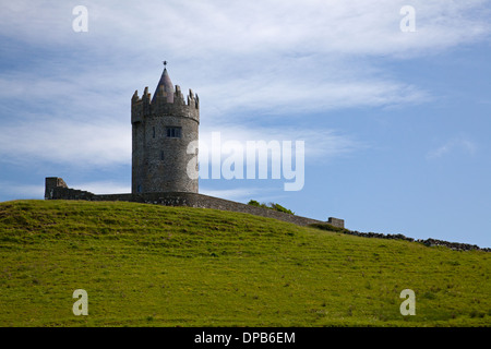 Le Château de Doonagore, Doolin, comté de Clare, Irlande Banque D'Images