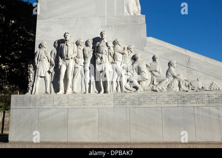 Cénotaphe Alamo Alamo respect humains tués à la bataille de l'Alamo, 1836. San Antonio, Texas Banque D'Images