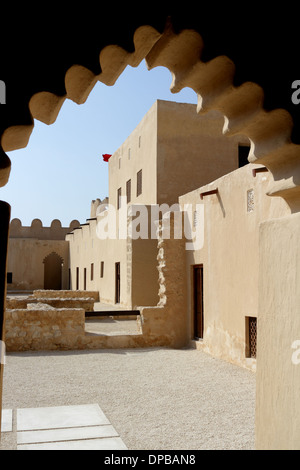 Intérieur de la Riffa Fort, Manama, Royaume de Bahreïn Banque D'Images