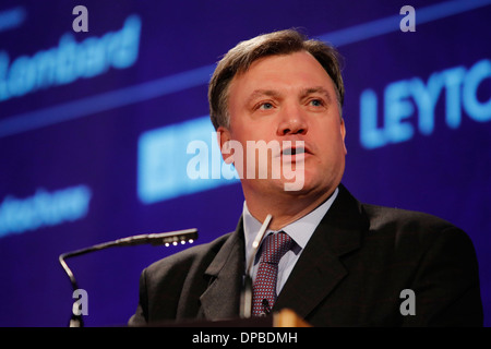 Le poste de ministre des Finances fantôme Ed Balls MP au FEÉ Conférence au QEII Centre de conférences au centre de Londres, Angleterre 05 Mars Banque D'Images