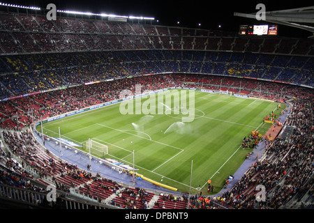 L'équipe de football de Barcelone Camp Nou stadium Banque D'Images