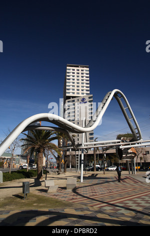 Hilton Diagonal Mar en banlieue de Diagonal Mar à Barcelone, Catalogne, Espagne Banque D'Images