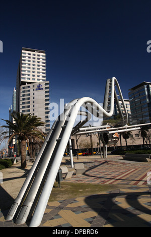 Hilton Diagonal Mar en banlieue de Diagonal Mar à Barcelone, Catalogne, Espagne Banque D'Images