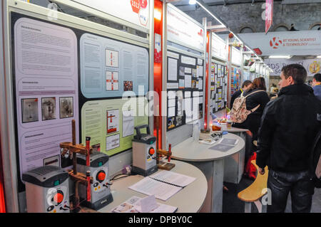 Dublin, Irlande. 10 mai 2014 - Expositions à la BT Jeunes Science and Technology Exhibition Banque D'Images