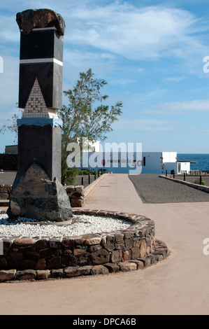 Le musée du sel près de Caleta de Fuste, Fuerteventura, Îles Canaries, Espagne. Banque D'Images