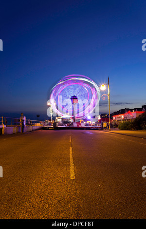 Fête foraine sur la route à Bognor Regis, West Sussex, UK Banque D'Images