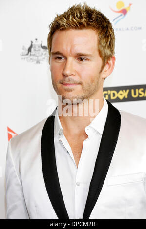 Ryan Kwanten assiste à G'DAY USA Los Angeles gala cravate noire du JW Marriott Hotel à Los Angeles. Vivre le 11 janvier 2014 à Los Angeles, Californie Banque D'Images