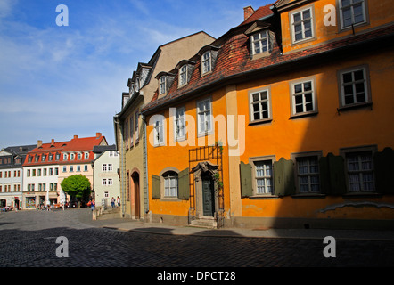 Maison de Goethe, maison de Goethe, Frauenplan, Weimar, Thuringe, Allemagne, Europe Banque D'Images