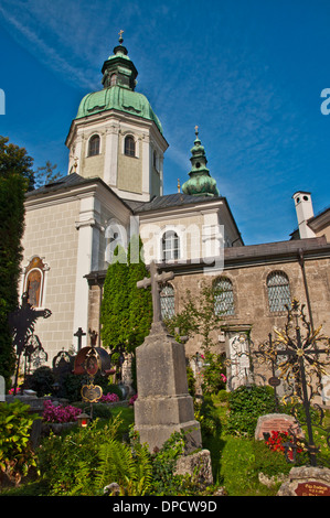 Cimetière saint Pierre Salzbourg Autriche Banque D'Images