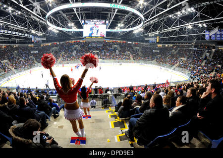 Bratislava, Slovaquie. 11 janvier 2014. All Star Game KHL russe à l'Est contre l'Ouest le 11 janvier 2014 à Bratislava, Slovaquie. (CTK Photo/Ludek Perina) Credit : CTK/Alamy Live News Banque D'Images