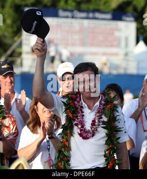 Honolulu, HI, USA. 12Th Jan, 2014. 10 janvier 2014 - Jimmy Walker devient le nouveau champion de l'Open Sony au Waialae Country Club à Honolulu, HI. Credit : csm/Alamy Live News Banque D'Images