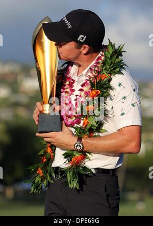 Honolulu, HI, USA. 12Th Jan, 2014. 10 janvier 2014 - Jimmy Walker devient le nouveau champion de l'Open Sony au Waialae Country Club à Honolulu, HI. Credit : csm/Alamy Live News Banque D'Images