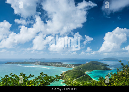 Virgin Gorda dans les îles Vierges britanniques des Caraïbes. Banque D'Images