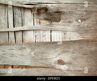 Arrière-plan de l'ancien meubles avec noeuds et fissures Banque D'Images