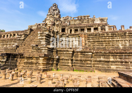 Temple du Baphuon à Angkor Thom, Angkor, Site de l'UNESCO, la Province de Siem Reap, Cambodge, Indochine, Asie du Sud, Asie Banque D'Images