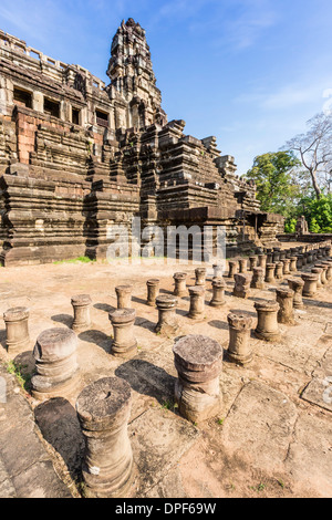 Temple du Baphuon à Angkor Thom, Angkor, Site de l'UNESCO, la Province de Siem Reap, Cambodge, Indochine, Asie du Sud, Asie Banque D'Images